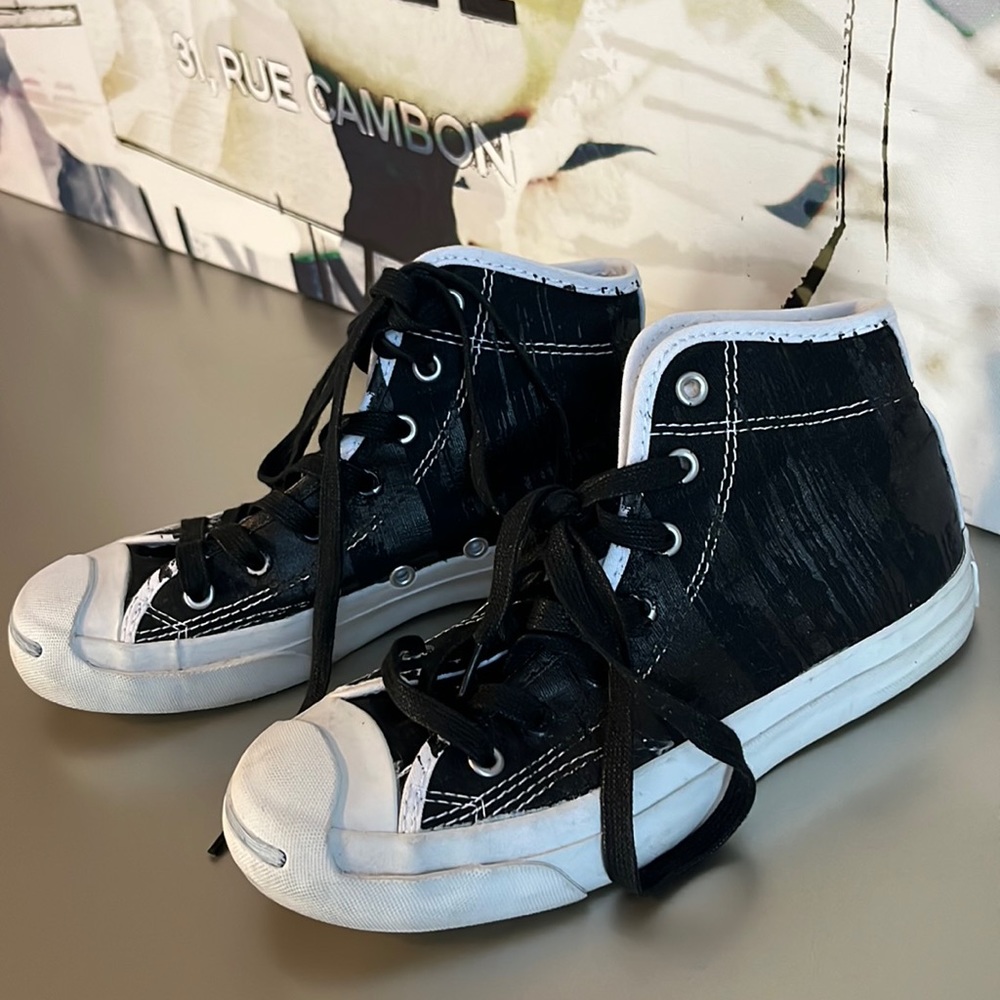Converse Black Jack Purcell High Top Sneakers